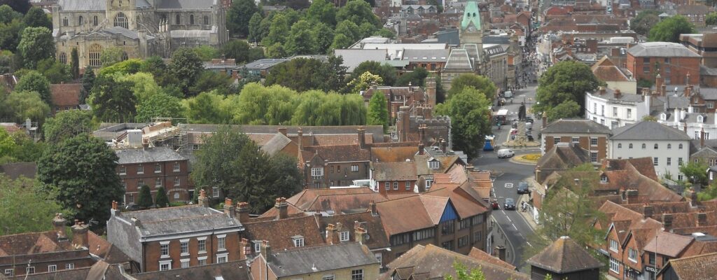Water softener services in Winchester - Winchester cityscape